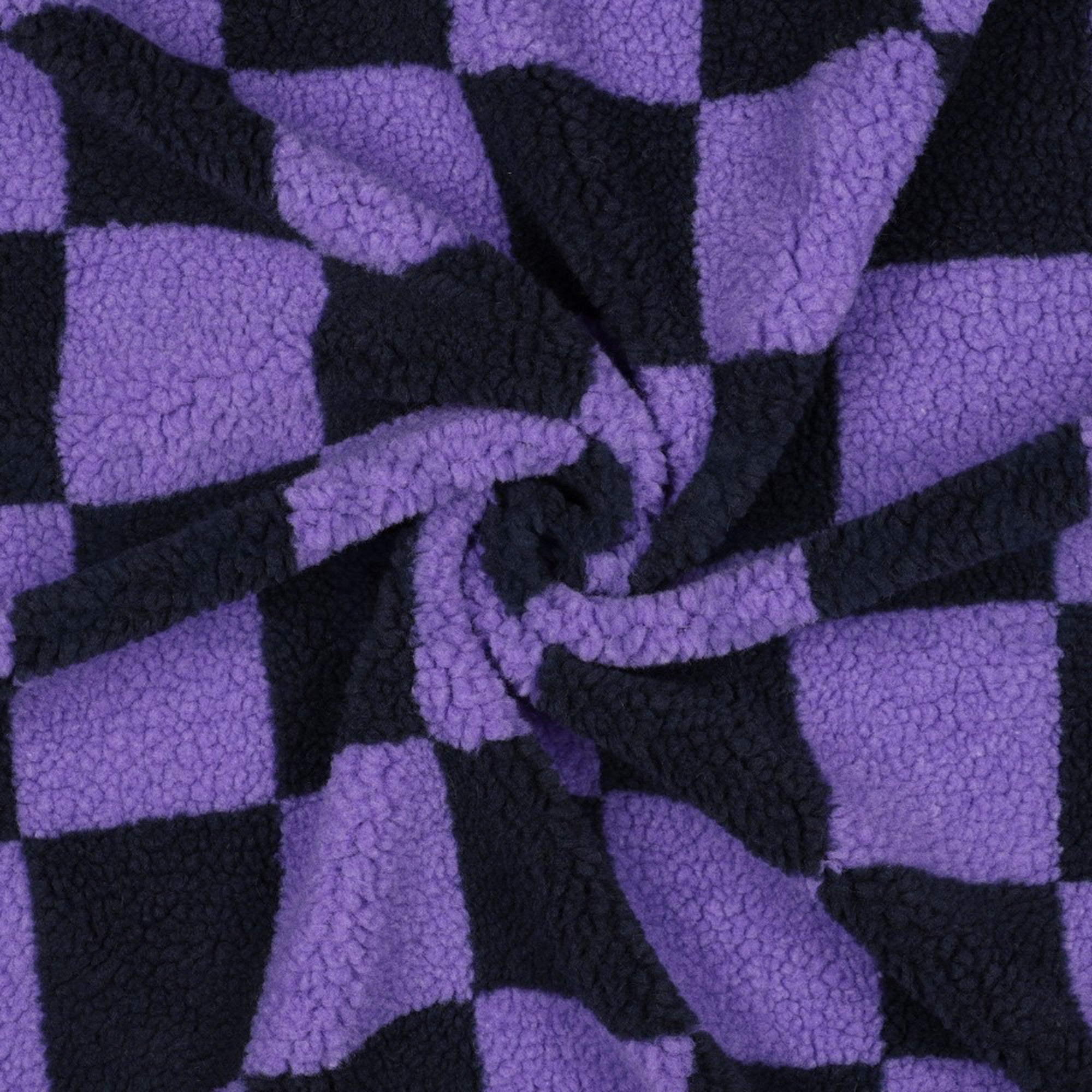 Teddy CHECKS lila/navy