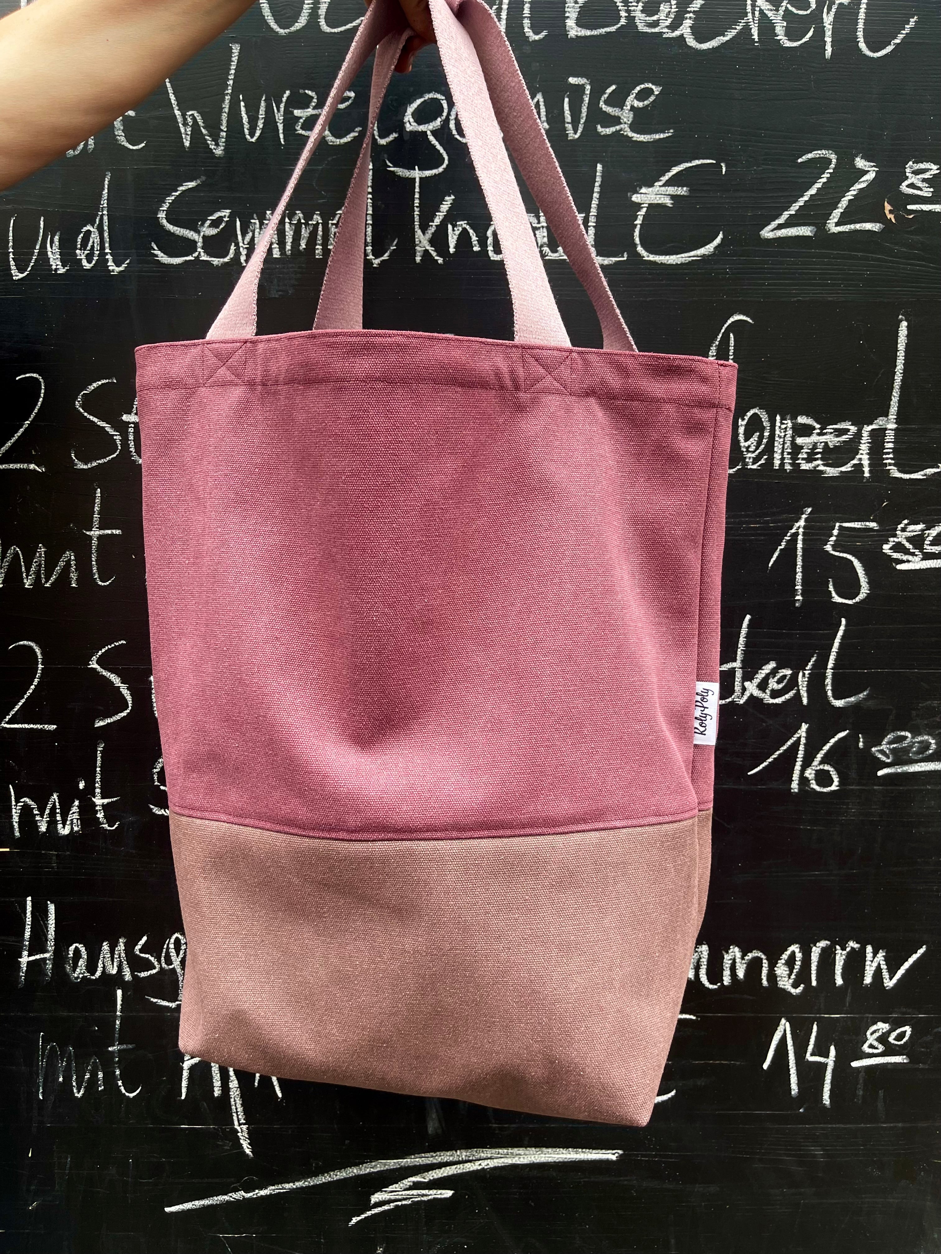 Tote Canvas Bordeaux