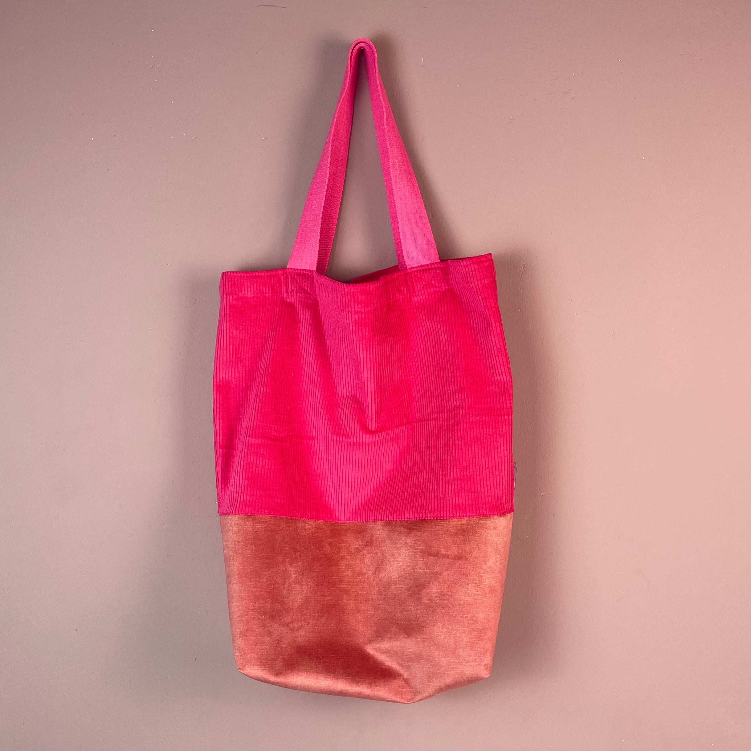 Tote Bag CORD magenta