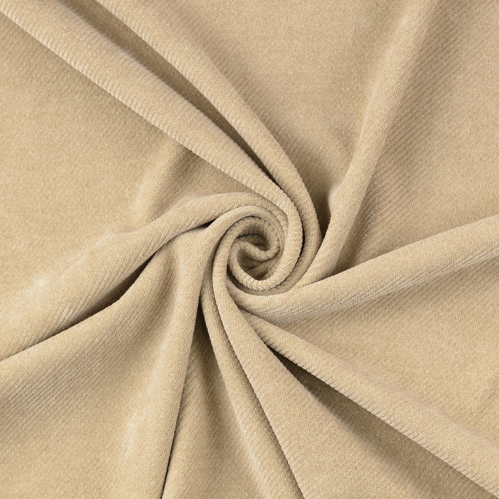 Jersey VELVET TWILL natur