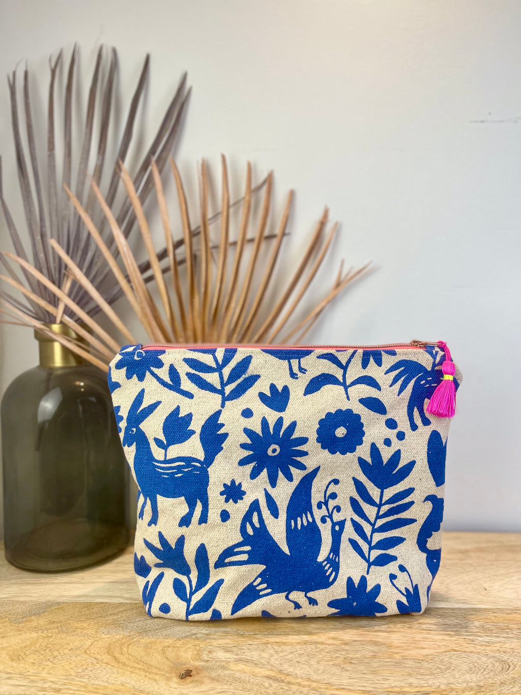 Washbag Otomi blau